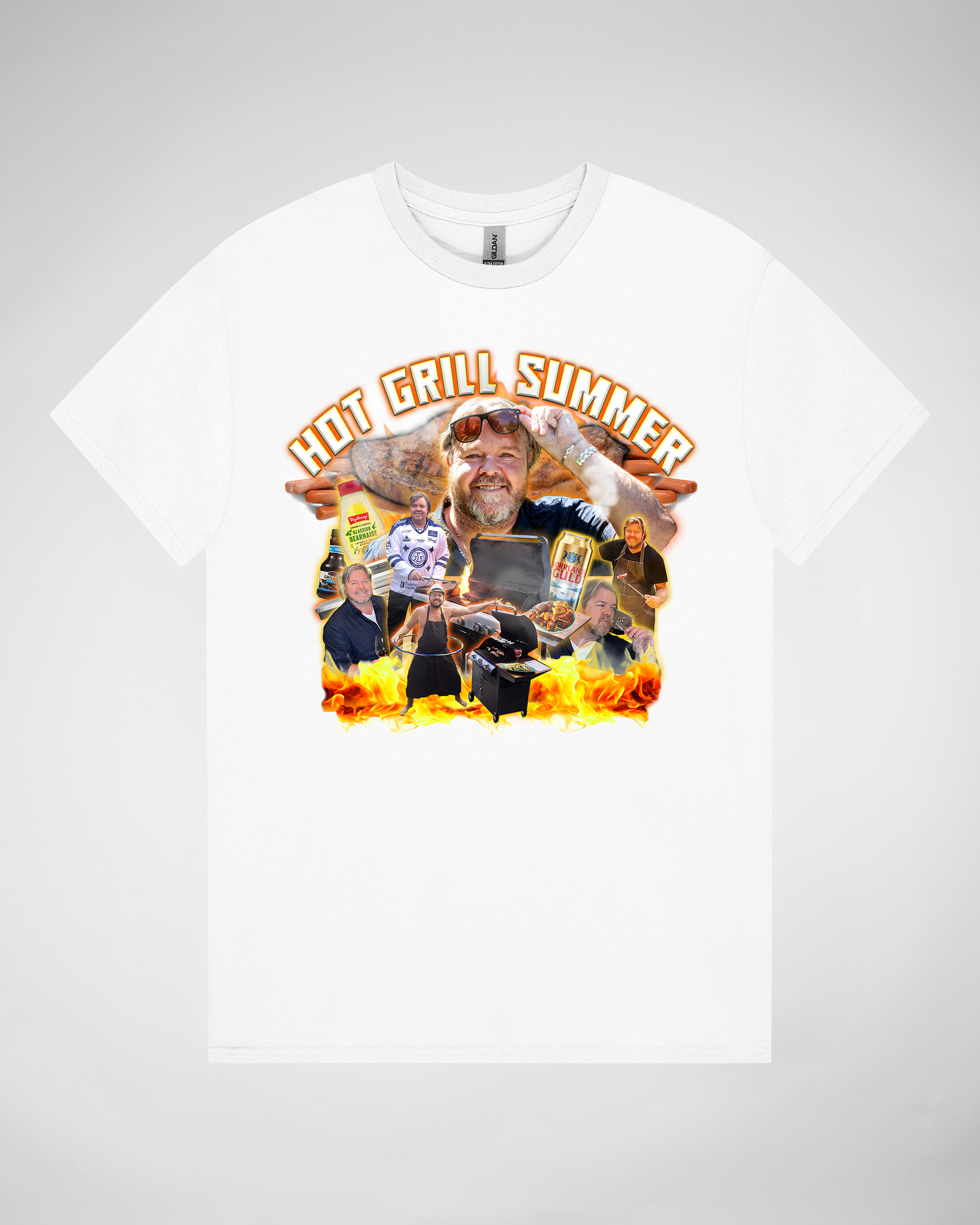 HOT GRILL SUMMER T-SHIRT WHITE