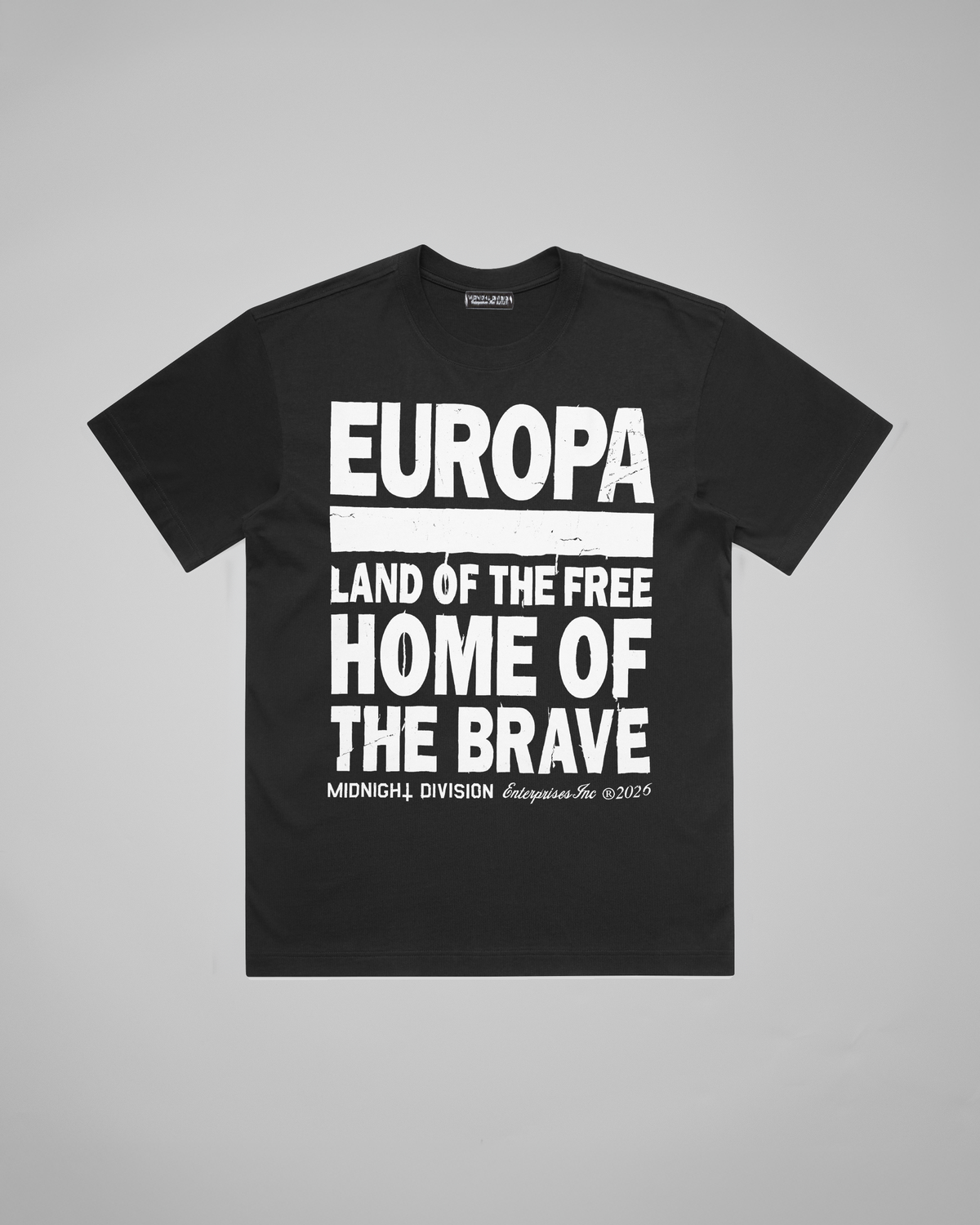 EUROPA T-SHIRT BLACK