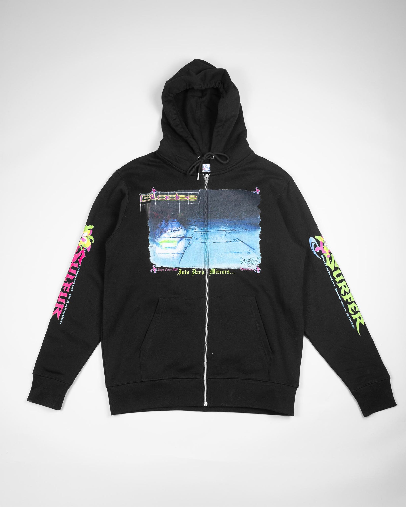 RABBIT HOODIE BLACK