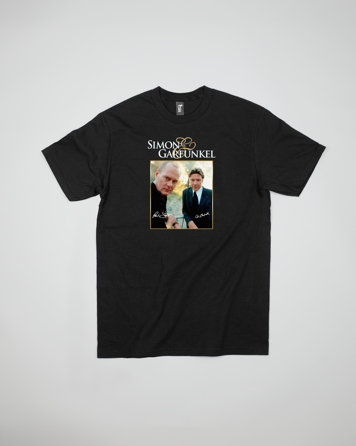 SIMON & GARFUNKEL T-SHIRT BLACK