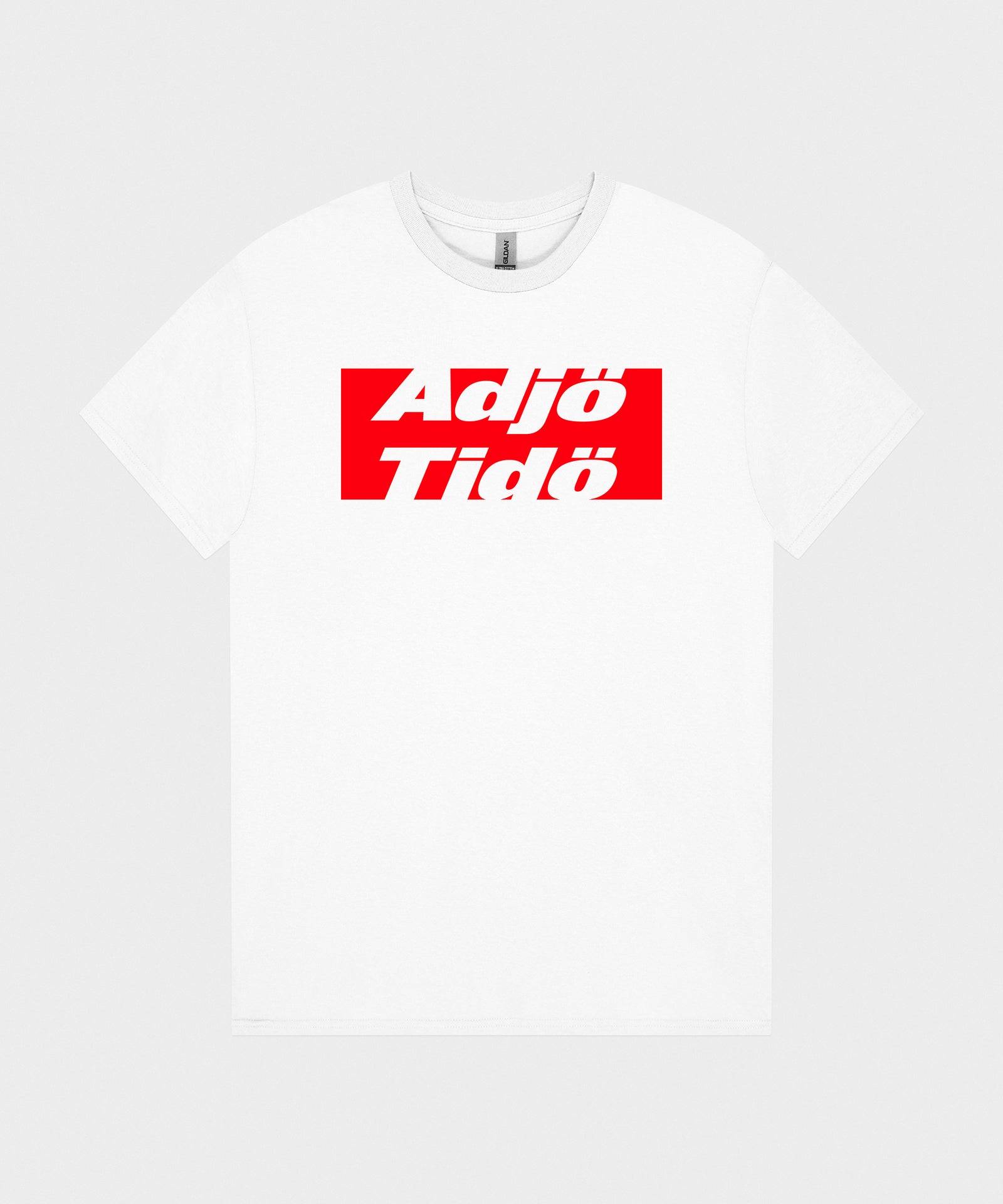ADJÖ TIDÖ PRINT D WHITE/RED